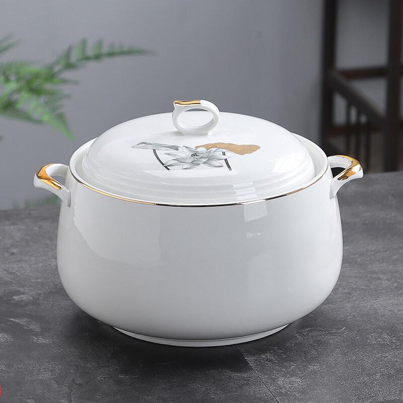 Ceramic Candle Warmer Soup Pot Set