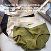 Big Size Female Summer Thin Ice Silk Invisible No Trace Cotton Briefs