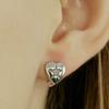 VVV Volume Heart One-Touch Earrings