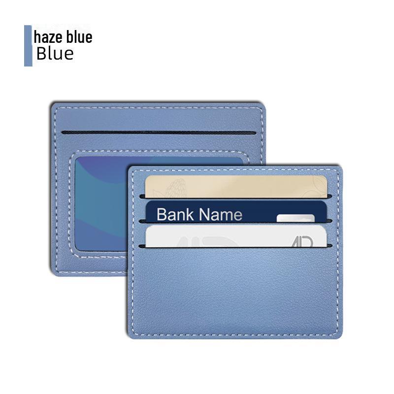 Exquisite Anti-Theft RFID Leather PU Card Holder: Universal, Spacious, & Stylish for Women