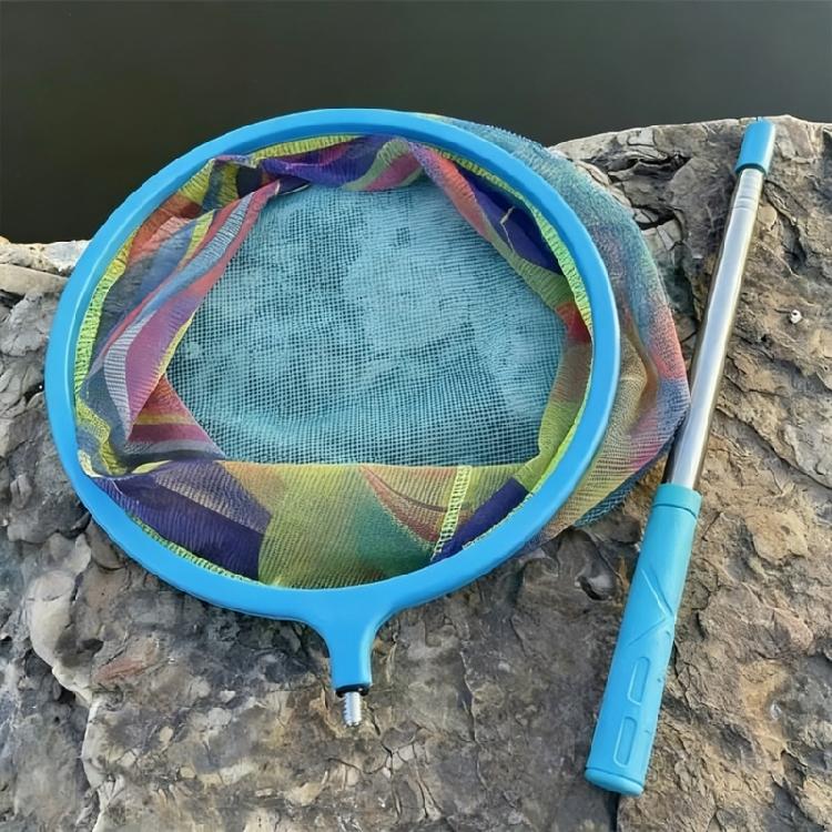 Kids Extendable Butterfly Catching Net Retractable Kids Fishing And Worm Hunting Net for Kids Colorful Telescopic