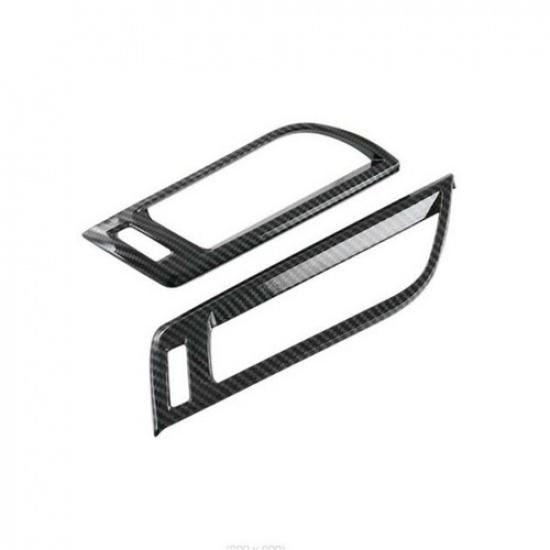 Carbon Fiber Front Side Air Outlet Vent Cover Trim For Toyota Sienna 2021-2023