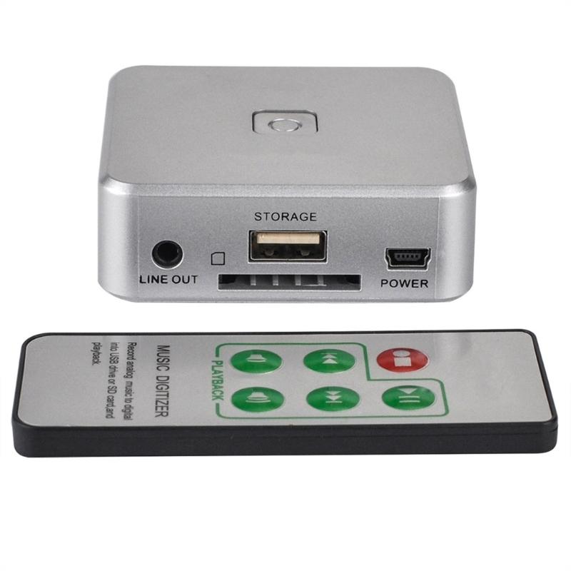Music Digitizer Recorder for Music Sound Capture Device MP3 Recorder Converter Support Memory Card With Remote