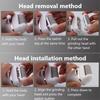 2 Speeds Electric Rechargeable Foot File Waterproof Eliminate Feet Calluses Electric Pedicure Foot Sander