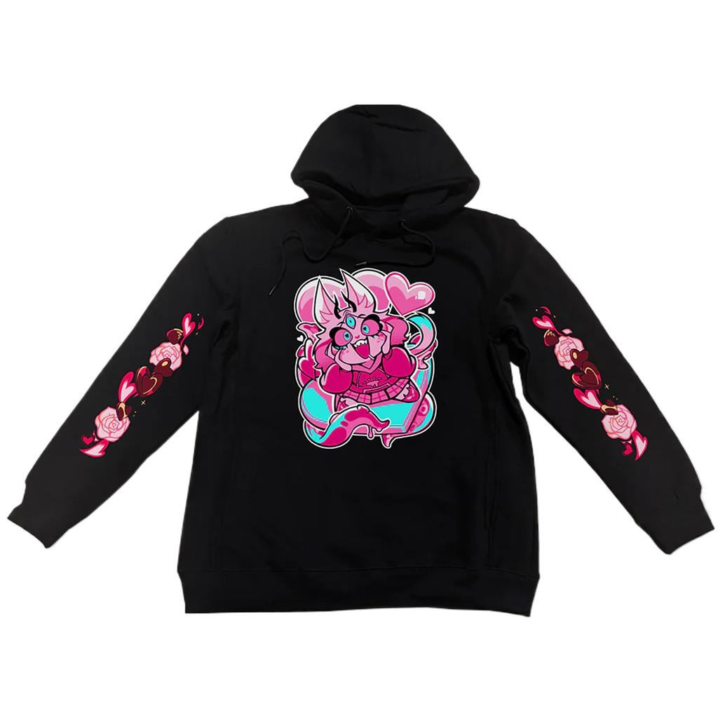 Helluva Boss Graphic Hoodie Men Oversized Autumn Winter Fleece Warm Tracksuit Hoody Casual Loose Sweatshirt Female Male Clothing