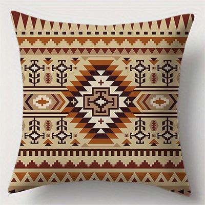 Home Decor Bohemian Aztec Pattern Throw Pillow Covers Pattern Cushion Cover Suitable For Sofa Bedroom Car Pillow Cover