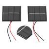 2PCS Polysilicon Mini Solar Panels 0.4W 1.5V Micro Solar Cells High Efficiency Glue Power Solar Panel Module Electronics