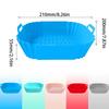 Rivestimenti in silicone per friggitrice ad aria, cestello per friggitrice ad aria, gadget da cucina, teglia da forno riutilizzabile, teglia per pizza antiaderente, accessori da cucina per forno