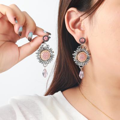 2025 Exaggerated Sunflower Vintage Earrings Earrings for Women Jewelry Fashion Accessories Holiday Party Accessories Gifts