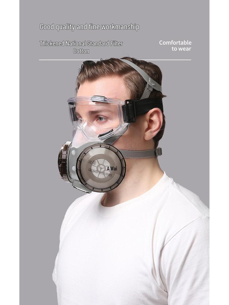 Dustproof Full Face Mask for Industrial and Painting Protection
