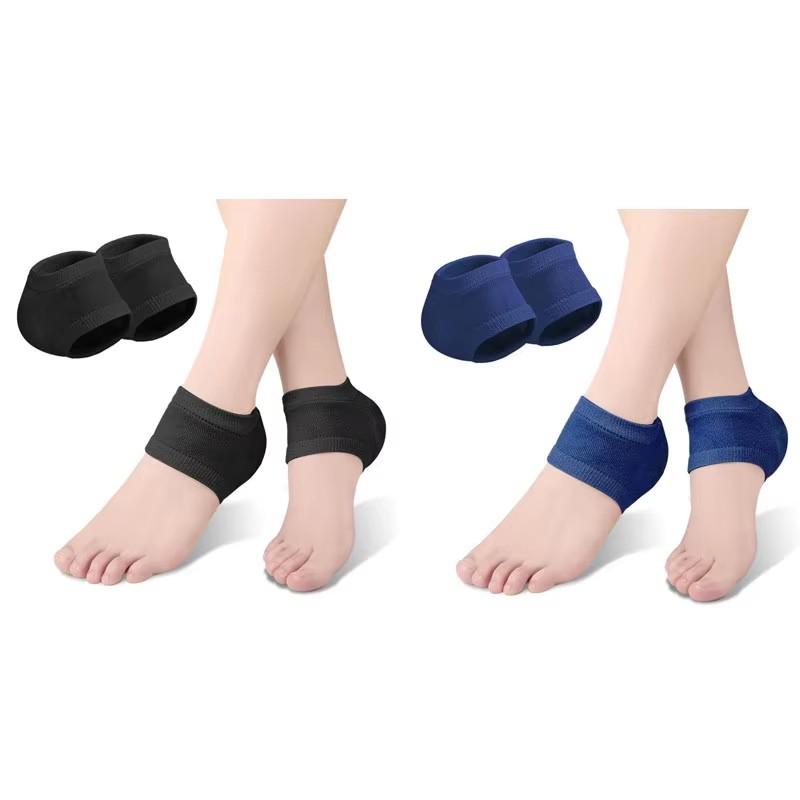Silicone Protector Sleeve Heel Pads Heel Cups Plantar Fasciitis Support Feet Care Skin Repair Cushion Half-yard Gel Heel