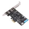 PCI Express Expansion Card Support for Windows XP 7 8 10 11 Vista 5Gbps PCIe to Double Type C Type E 19 Pin IDC Port
