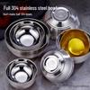 304 Stainless Steel Double-Layer Anti-Scald Rice & Soup Bowls (10-Pack)