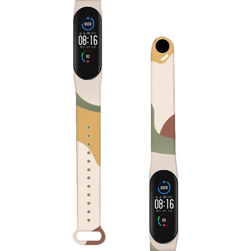 Replace Your Wristband With This Morandi Graffiti Strap For Xiaomi Mi Band 3/4/5/6