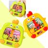 Adorable Yellow Chicken Ball Catcher Educational Toy For Kids In Plastic Material