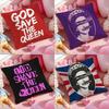 S-Save the Q-Queen Fashion Cushion Cover Pattern Printed Pillowcase for Living Room Sofa Cushion Cover & Bedroom Decor