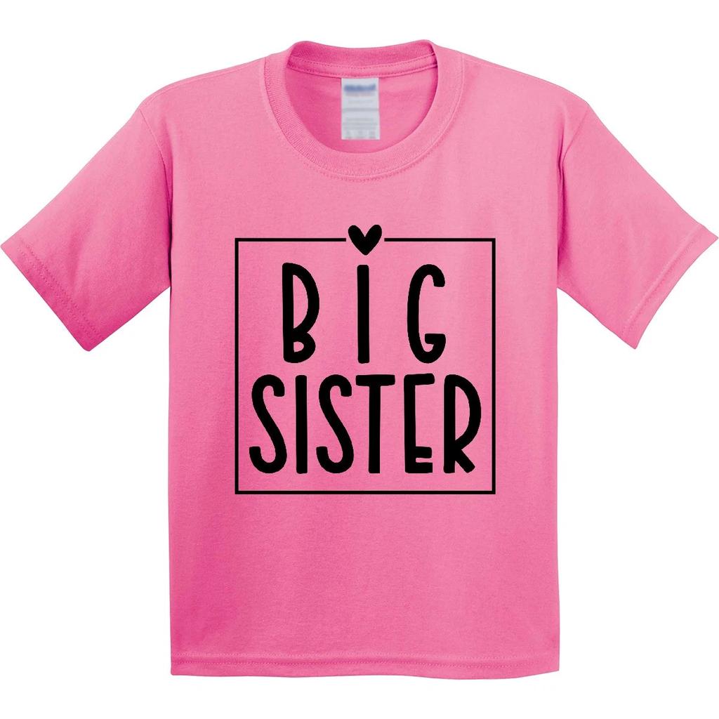 Inktastic Big Sister Youth kids boys T-Shirt Sibling Family Tee Kids Children Child Tween