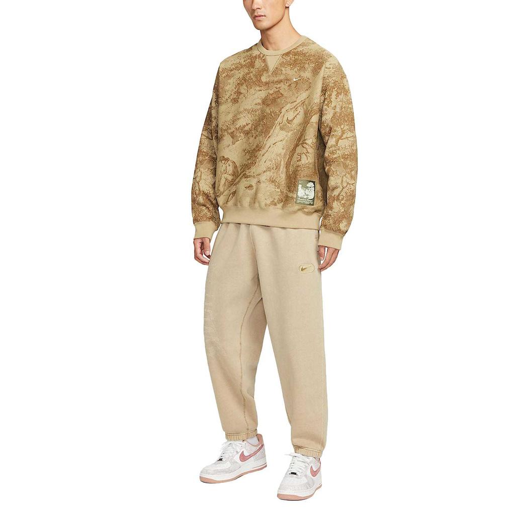 Nike Solo Swoosh Versatile Soft Comfortable Loose Sweatshirt Men sweatshirt HV4119-297