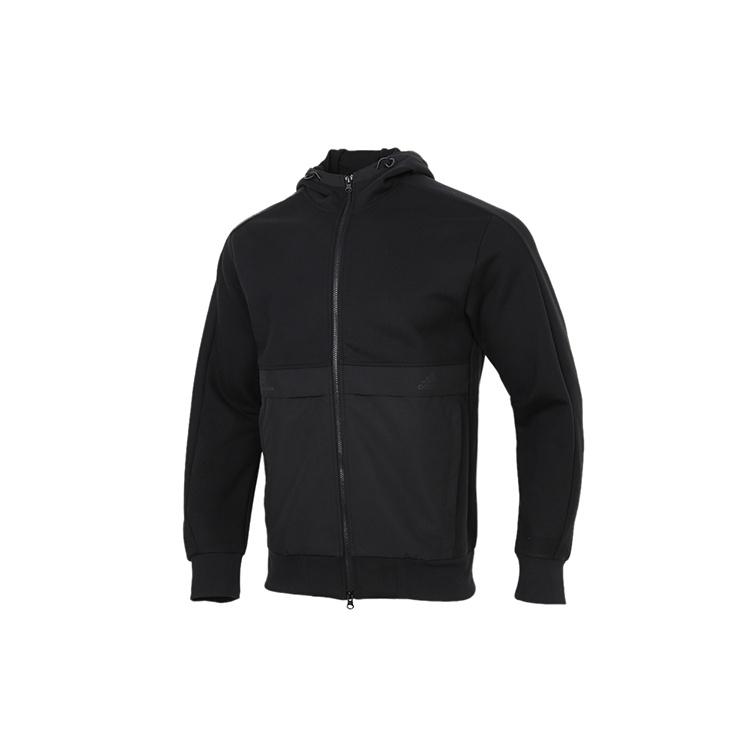 adidas Th Jkt Kn Fabmx Splicing Big Pocket Hooded Jacket Black Men s GP0962 M