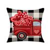 New Valentine's Day Pillow Nordic Love Cushion Pillow Cover Hand-painted Printed Pillow Sofa Bedside Cushion Cover
