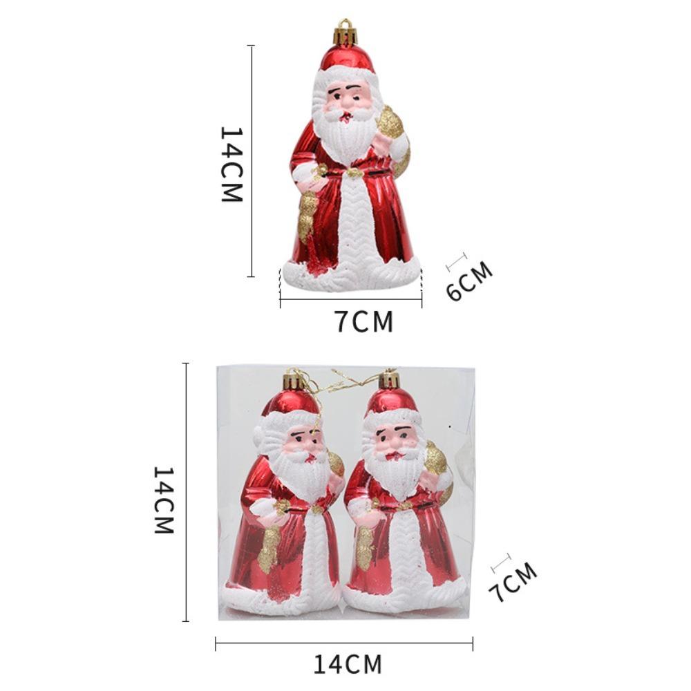 

Дед Мороз Украшение на елку Пластик DIY Поделки Раскрашенные Рождественские Подарочные Коробки Подвеска Новогоднее Подвесное Украшение