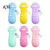 Silicone Cat Paw Pen Case Pencil Case, Large Capacity Stationery Organizer Portable Bag, Students School Supplies Storage Pouch with Zipper Bag