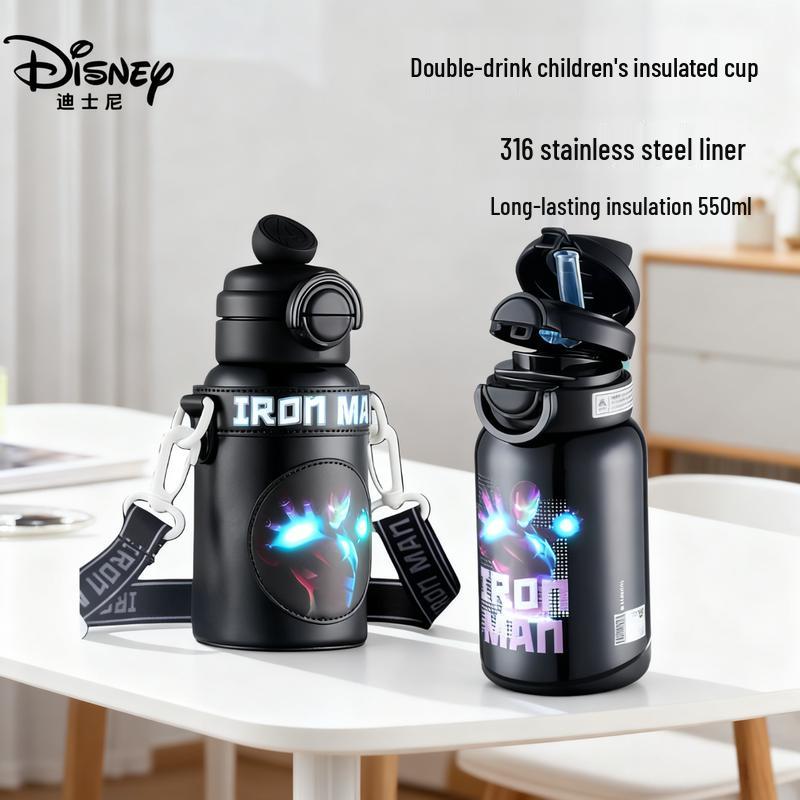Disney 316 Stainless Steel Dual-Drink Kids  Thermos