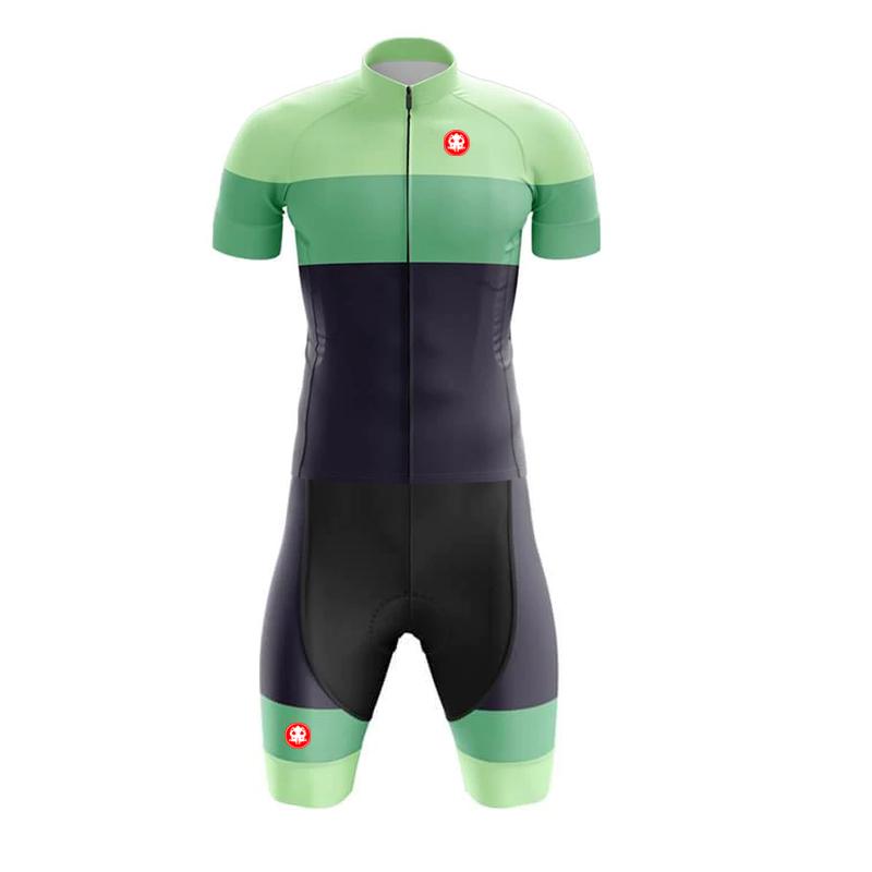 Triathlon Skinsuit Herre Cykeltøj Sommer Åndbar Cykeldragt Sæt 2026
