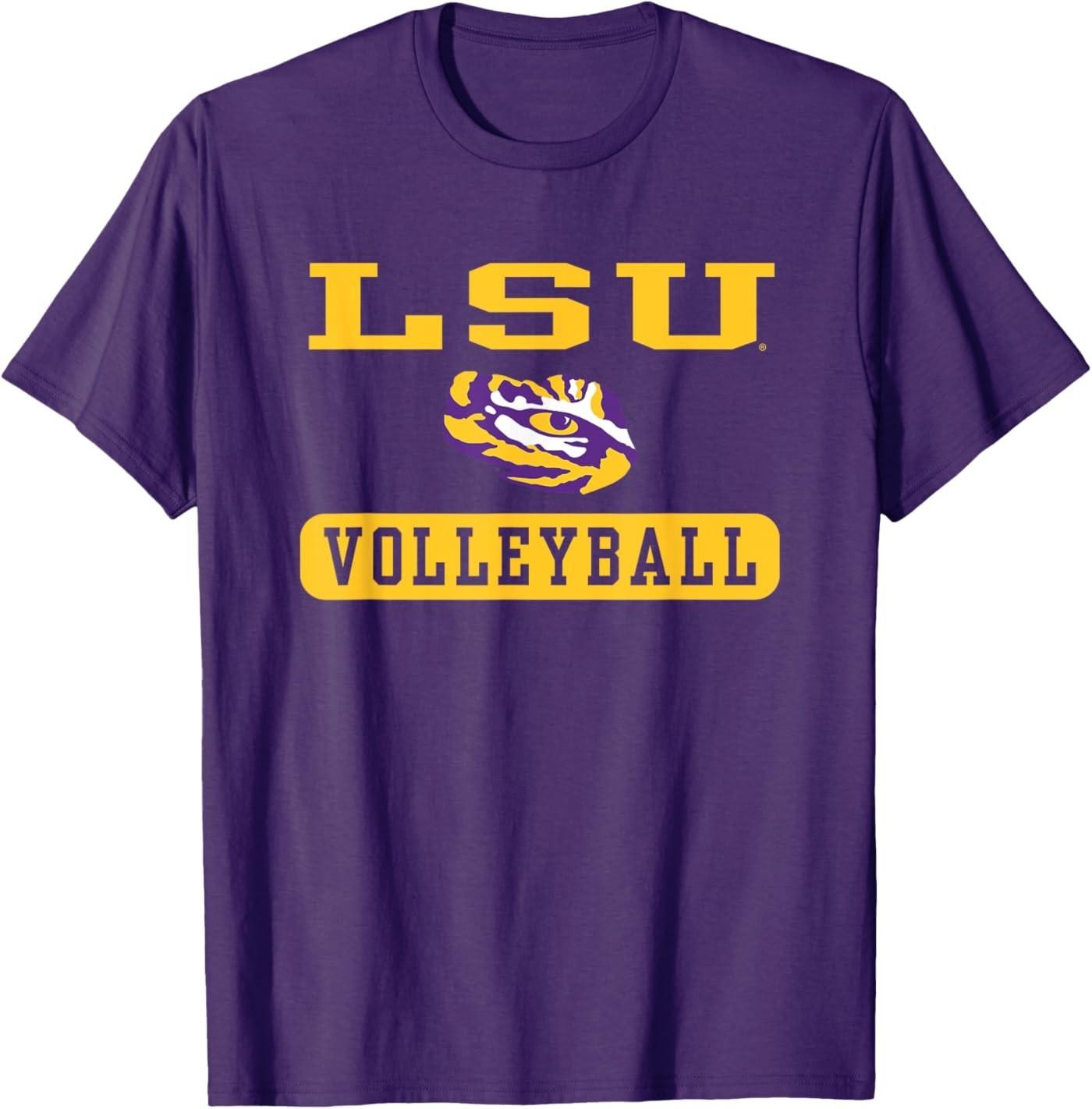 LSU Tigers Volleyball Officially Licensed T-Shirt XXXXL