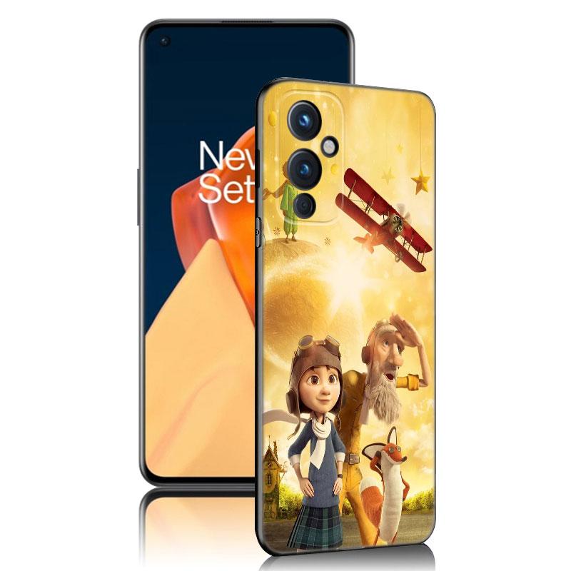 The Little Prince Black Silicone Phone Case For OnePlus 9 10 11 12 ACE 2V Pro 9RT 10T 10R Nord CE 2 3 Lite N10 N20 N30 5G