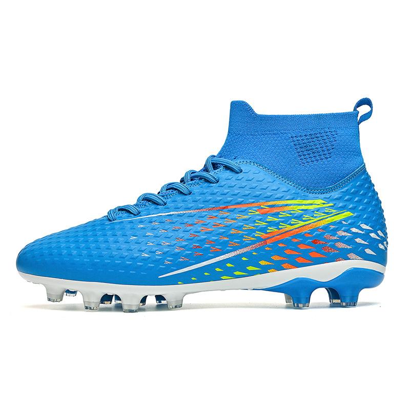 New High-top AG Long Nails TF Broken Nails Outdoor Students Adult Grass Game Training Football Shoes In Stock