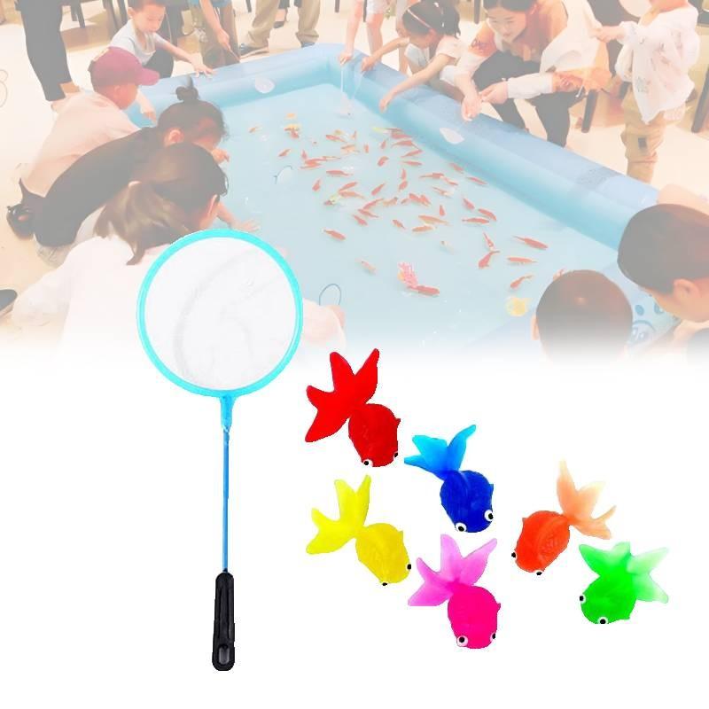 Realistic Soft Tpr Goldfish Toy For Kids Colorful Water Play Fun And Learning