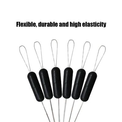 60pcs 10 Group Set Rubber Space Beans Resistance Stopper Line Vertical Beans Carp Fly Fishing Float Carp Fishing Bobber