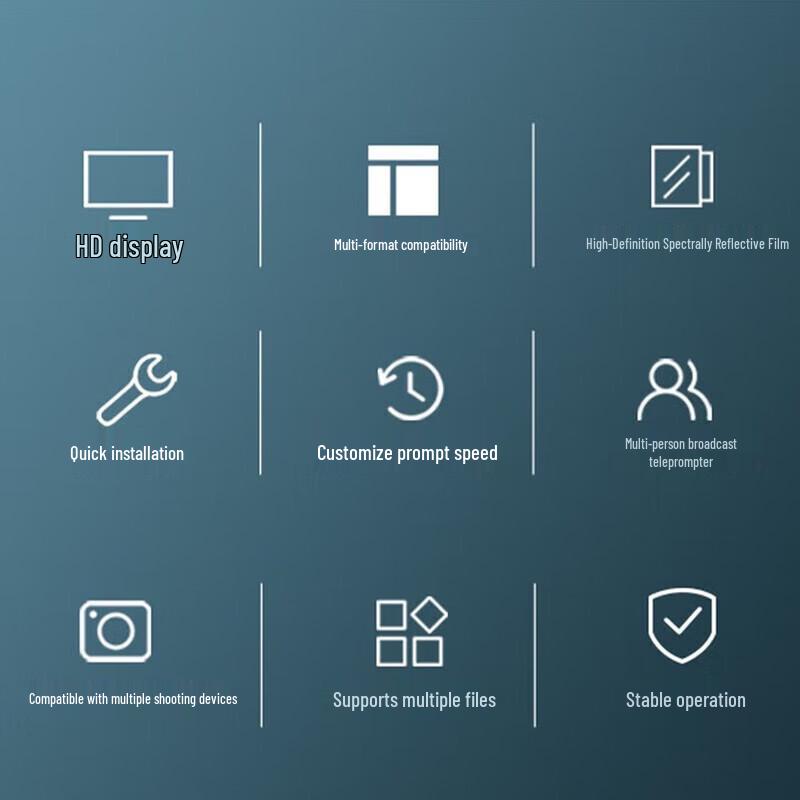 Sky Vision TY-M24 24-inch Pneumatic Teleprompter