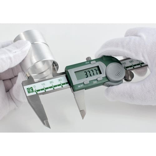 Niigata Seiki SK Digital Caliper, Narrow Groove, Inner Jaw Type, 150mm, GDCS-150IR