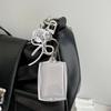 Contemporary Acrylic Photo Display Organizer Compact Keychain Card Sleeve Decorative Desk Accessory For Daily Use