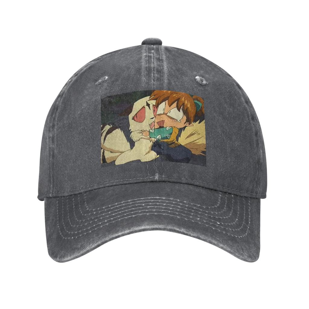 Anime Inuyasha Shippo Jeans-Kappe Lässige Baseballkappen Verstellbare Mütze Sommer Unisex Baseballkappen