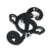 Acrylic Musical Notes Carabiner Cartoon Cats Pendant Keychain Bag Charm Ornament Decoration for Women and Students