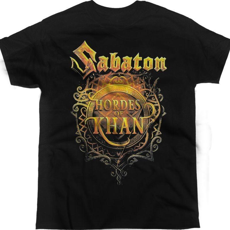 Sabaton Hordes Of Khan Black T-Shirt S разноцветный