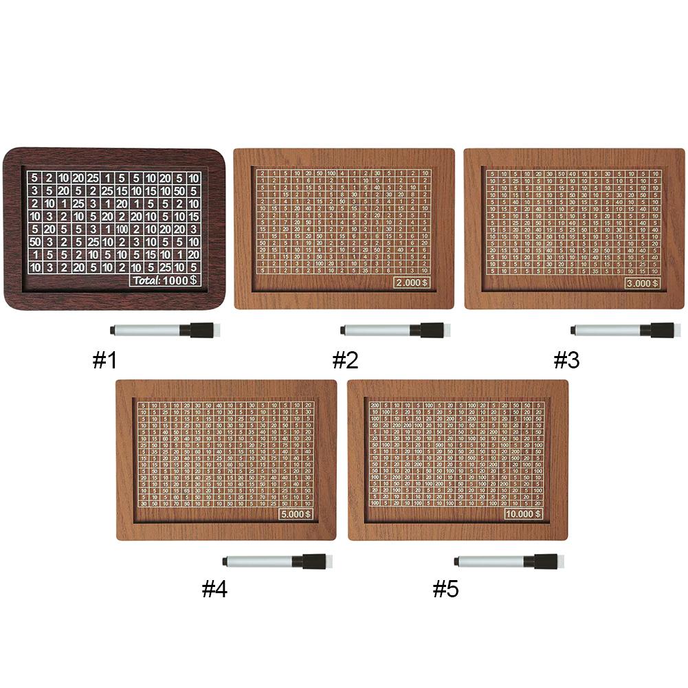 Wooden Piggy Bank Money Saving Box with Number Wood Money Box Detachable Rustic Coin Bank Change Holder Case for Boys Girls