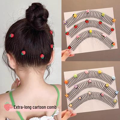 Extra lange Babyhaar-Finishing-Klammer - Mädchen-Kopfschmuck, Mädchen-Lala-Haarkamm