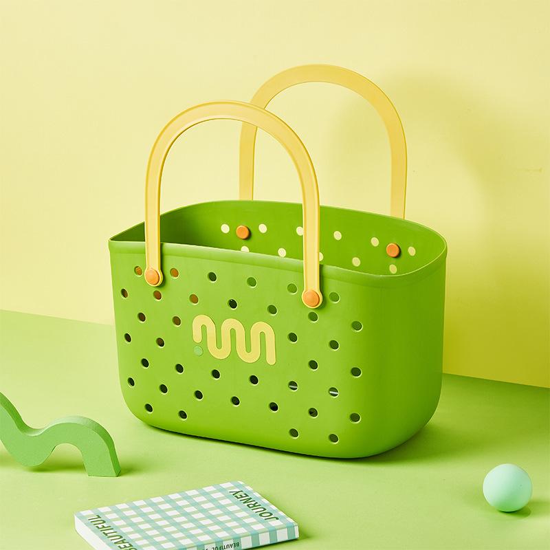 Dopamine Large Capacity Multifunctional Tote Basket - Portable, Cute, Ideal for Shopping and Outings.