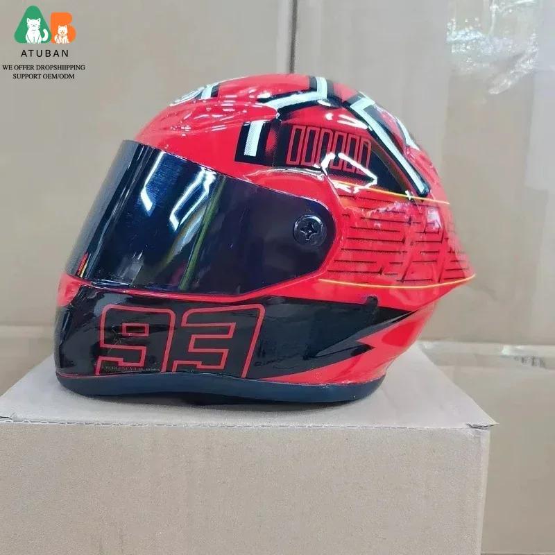ATUBAN Small Pet Motorcycle Helmet Cat Dog Puppy Mini Helmets,Full Face Motorcycle Helmet Outdoor Head Protecting Pet Hard Hat