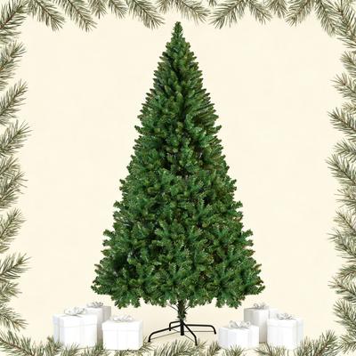 4/5/6/7/8FT Artificial Christmas Tree, Imitation Pine Needle Christmas Tree, Simulated Pine Needle Xmas Tree, Winter Party Decor