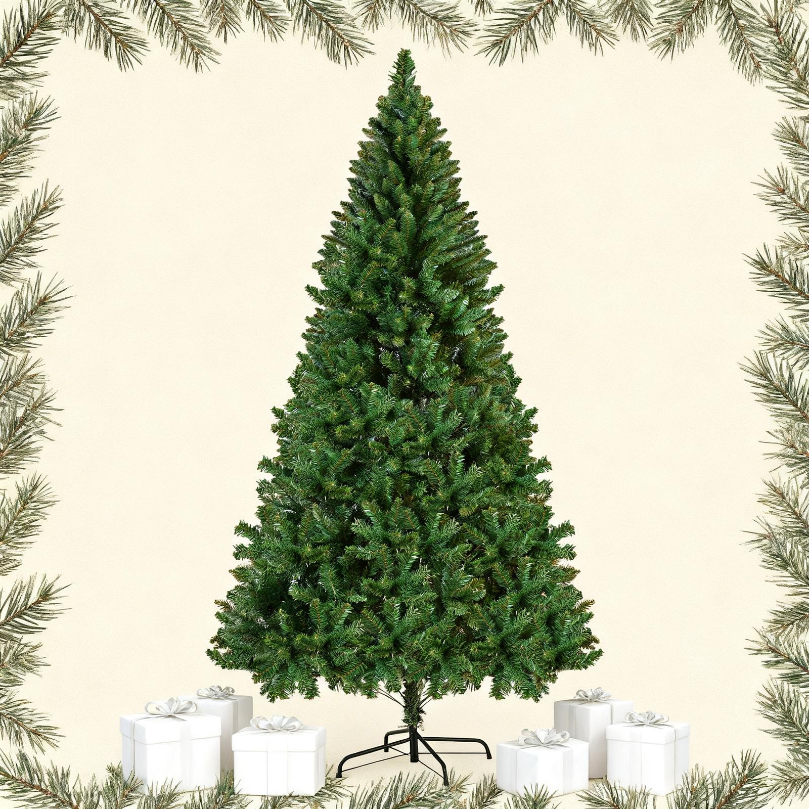 

4/5/6/7/8 футов Искусственная Рождественская Елка, Имитация Сосновой Хвои Рождественская Елка, Имитация Сосновой Хвои Рождественская Елка, Декор для Зимней Вечеринки 1.2M