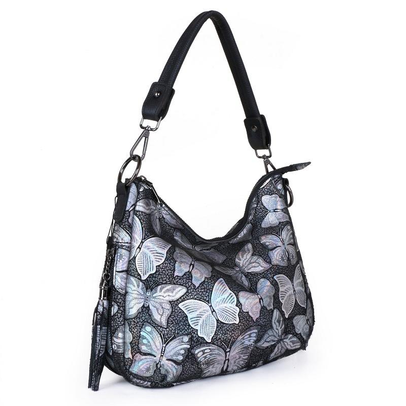 Women'S Bag Bag Women'S Butterfly Printed Bag Large Capacity Shoulder Messenger Bag Handbag
