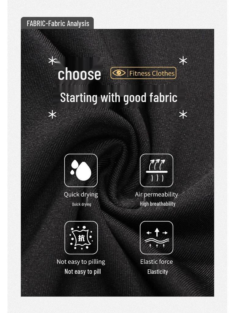 Pánská rychleschnoucí sada s dlouhým rukávem, vysoce elastická, na fitness a jógu pro podzim/zimu