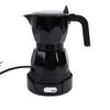 Electric Coffee Maker 3 Cup Aluminum Octagonal Electric Mocha Pot for Home Travel  