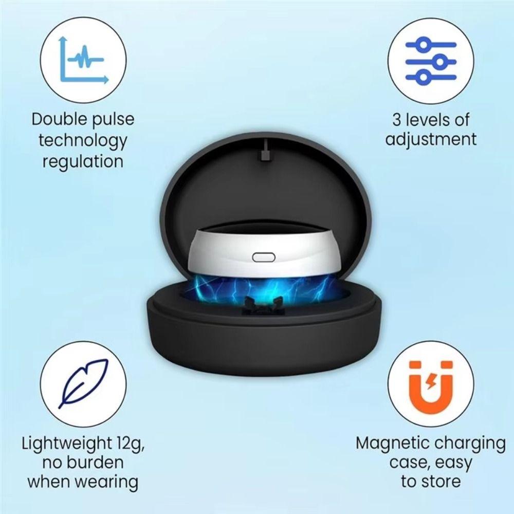 Intelligent Smart Anti-Snoring Device Magnetic EMS Pulse Snoring Stop Good Sleep Assisted