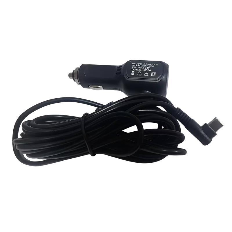 Car DVR Power Adapter Charger Type-C Dash Cam Hardwiring Kit with Fuse Box Low Voltage Protection for Auto Vehicles